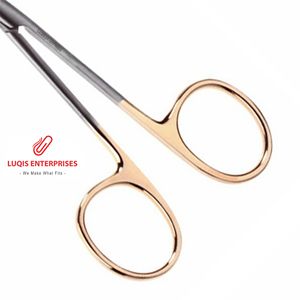 กรรไกรตัดเยื่อแก้ว ใบมีดทังสเตนคาร์ไบด์ เคลือบเซรามิก เครื่องมือผ่าตัด สแตนเลสสตีล เครื่องมือตัดละเอียดความแม่นยำสูง - Product Image 3