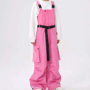 Waterproof Windproof Women's Ski Bib Pants Overalls High Quality Baggy Snowboard Trousers Outdoor Winter Sports Snowsuit Wear - Product Image 1