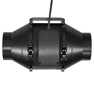 Ventilatore Assiale Inline da 4 Pollici 180 CFM con Regolatore di Velocità e Filtro a Carbone per Sistema di Ventilazione e Riscaldamento - Product Image 6