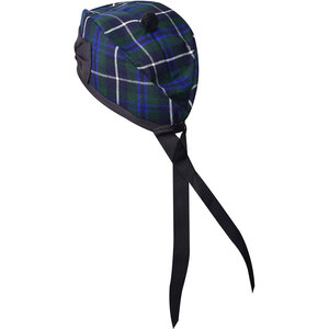 หมวกกลีนแกร์รี่แบบดั้งเดิมของชาวไฮแลนด์แท้ๆ พร้อมลายผ้าทาร์ตันสุดหรูและริบบิ้นสีดำแบบดั้งเดิม ขายส่ง - Product Image 4