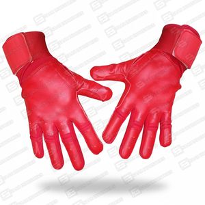 Gants de frappeur de baseball/softball personnalisés en Spandex/Polyester, couleur au choix, manchette longue, ambidextres, fermeture Velcro, respirants et durables - Product Image 6