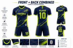 Custom Football Jersey Set Custom Soccer Uniform Team Sportswear Full Sublimation Football <b>Shirt</b> Shorts Socks - Product Image 2