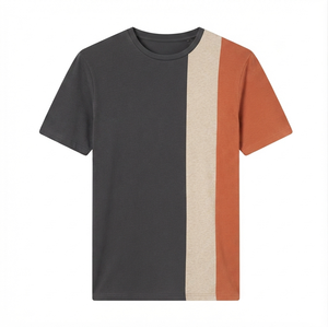ราคาขายส่ง เสื้อยืดคอกลมผู้ชาย แขนสั้น ทรงปกติ สีพื้น ผ้าฝ้าย 100% เป็นมิตรกับสิ่งแวดล้อม คุณภาพเยี่ยม สินค้ามาใหม่ - Product Image 1