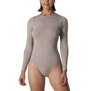 Nuevo Traje Deportivo de Nylon de Calidad Estándar para Verano, Sin Costuras, de Manga Larga y Cuello Redondo para Mujer - Product Image 6