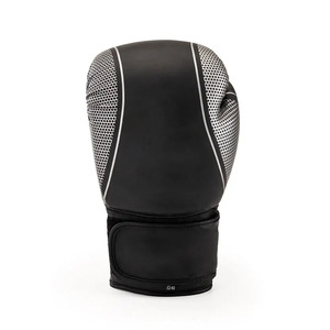 Gants d'entraînement de boxe professionnels, noir et jaune, en maille respirante, fermeture Velcro, équipement de sparring pour adultes, 12 oz - Product Image 5