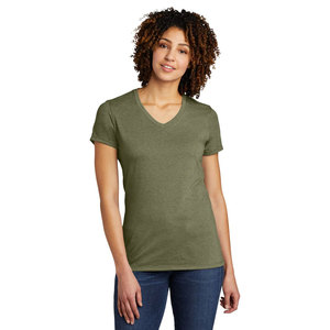 Summer Women Short Sleeve Perfect <b>Blend</b> V Neck Stylish T-Shirt Relaxed-Fit Supima Cotton V-Neck T Shirt - Product Image 1