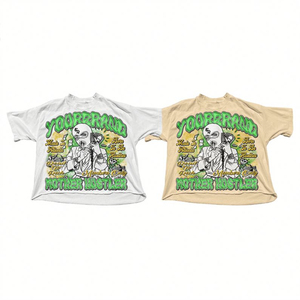 Nouveaux ensembles de t-shirts et shorts surdimensionnés personnalisés, écologiques, avec logo, délavés à l'acide, sérigraphiés et brodés, pour la vente en gros - Product Image 4
