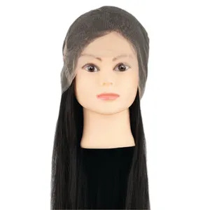 Indian Remy Human Hair Full Lace Wig Machine Double Weft All Colors Suitable - Product Image 1