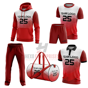 Uniformes de Fútbol Sublimados, Paquete Completo, Conjuntos de Uniformes de Fútbol para Equipos Adultos con Bolsa de Transporte, Bolsa Deportiva - Product Image 6