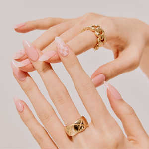 Autocollants pour ongles en gel semi-durci de qualité salon coréenne 100% réelle, véganes, sans cruauté, non toxiques, faciles à appliquer, 28 pièces - Product Image 4