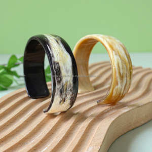 Stylish Buffalo Horn Cuff <b>Bracelets</b> for Modern Women Best Quality Carved Feng Shui and <b>Love</b> Style Jewelry - Product Image 4
