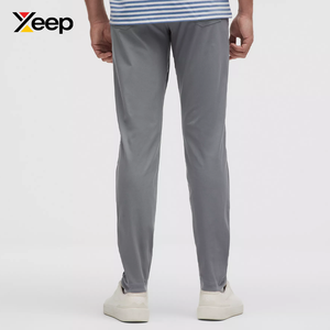 ออกแบบโลโก้ XEEP ตามสั่ง XC-MT-16 กางเกงขายาวผู้ชายทรงตรง สไตล์ลำลอง เอวสูง น้ำหนักเบา แห้งเร็ว ระบายอากาศได้ดี คุณภาพสูง - Product Image 2