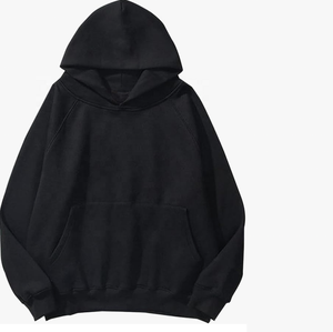 Sweats à capuche surdimensionnés pour hommes Sweats à capuche surdimensionnés pour femmes et hommes Couples Fleece Basic Solid Hooded Sweatshirt - Product Image 6