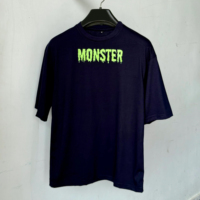 T-shirt à manches courtes en tricot ample et délavé, style japonais tendance, pour homme, style Vegeta, tenue décontractée d'été pour couple