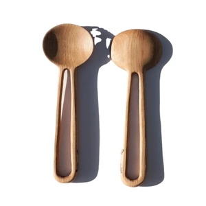 Handmade Mango Wood <b>Salad</b> Server Set Eco-Friendly Long Handle Wooden Serving Spoons For Modern Kitchen & Dining Wholesale - Product Image 1