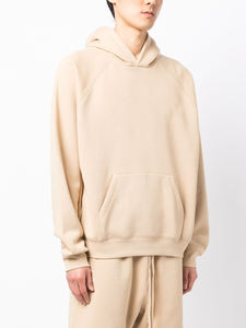 Sweat à capuche 100 % coton pour homme avec motif streetwear oversize, poche, design respirant et logo personnalisé - Impression hivernale pour adultes - Product Image 3