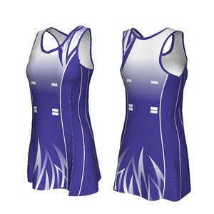Maillot de netball sans manches personnalisé OEM avec logo frontal, séchage rapide, respirant, 100 % polyester, vêtements de sport à prix compétitif - Product Image 3
