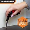 Multiutensile Kelvin 17 per Uso Quotidiano - Manico in Alluminio Nero con Pinze in Acciaio, Cacciavite, Chiave, Lama e Righello - Product Image 4