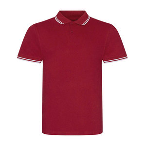 Polo Azul Rey para Hombre, Manga Corta, Tela Piqué, Corte Regular, Ribete en Contraste, Estilo Casual, Polo Personalizado al por Mayor - Product Image 4