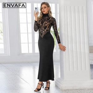 Custom <b>Dress</b> <b>Black</b> <b>Dress</b> Through <b>Long</b> <b>Sleeve</b> <b>Dress</b> <b>Black</b> Party Club Ladies <b>Bodycon</b> <b>Dresses</b> Sexy <b>Dress</b> Lace Party <b>Dresses</b> Women - Product Image 1