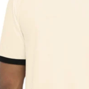 เสื้อยืดคอกลมแขนสั้นผ้าฝ้ายสำหรับผู้ชาย คอเสื้อตัดสี สไตล์ลำลอง ใส่สบาย เหมาะสำหรับทุกวัน รับผลิตแบบ OEM ODM ขายส่ง - Product Image 4