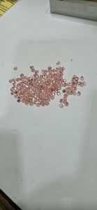 เพชรทรงกลมแฟนซี CVD สีชมพู ขนาด 0.10ct-0.70ct  คละขนาด สำหรับทำเครื่องประดับ จากผู้ผลิตในอินเดีย - Product Image 5