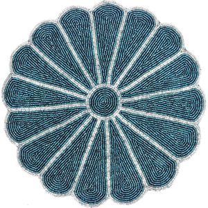 Juego de manteles individuales bordados con cuentas de diseño, estilo bohemio, para mesa - Product Image 6
