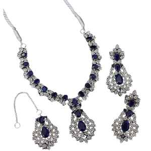 Nuevo Producto ODM, Conjunto de Joyería de Moda para Novia, Joyería Nupcial 2026, Conjunto Kundan Largo para Boda, Acero Inoxidable, Venta al Por Mayor - Product Image 1