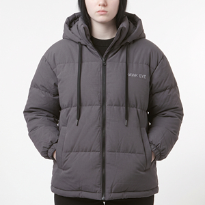 Chaqueta Acolchada de Invierno para Mujer Hawk Eye, con Capucha, Cierre Completo, Corte Regular, Color Sólido, Relleno de Poliéster - Product Image 4