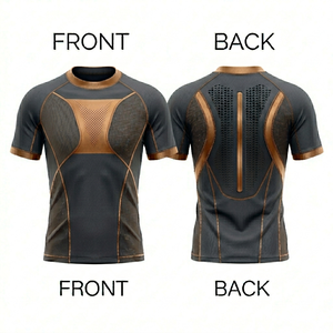 เสื้อรัดกล้ามเนื้อ OEM สำหรับออกกำลังกาย ซับเหงื่อ แห้งเร็ว เหมาะสำหรับวิ่ง ฟิตเนส เล่นกีฬา - Product Image 6