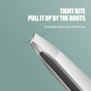 Pinzas de Cejas de Acero Inoxidable de Alta Precisión con Punta Curva, Reutilizables, Ligeras y Seguras, para Depilar y Recortar las Cejas - Product Image 4