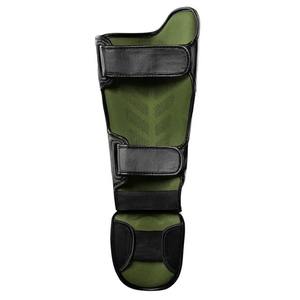Protections de tibia en cuir avec protection des genoux et des pieds, légères, protection professionnelle pour MMA, kickboxing et tous les sports, Pakistan - Product Image 2