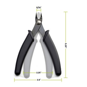 7 Inches Precision Sharp Flush Cutter for Jewelry Making Electronics <b>Wire</b> Cutting PCB <b>Craft</b> Tool Stainless Steel ZetomedPro - Product Image 2