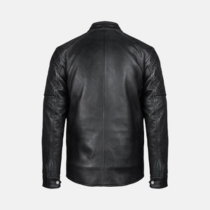 แจ็คเก็ตหนังบุรุษสั่งทำพิเศษ คุณภาพสูง แจ็คเก็ตหนังบุรุษแขนยาว ผลิตภัณฑ์แจ็คเก็ตหนังสำหรับบุรุษ - Product Image 6
