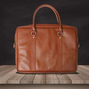 Custom Leather Laptop Bag Satchel Laptop <b>Handbag</b> Shoulder Bag for Unisex Custom Logo Design Custom <b>Colour</b> - Product Image 5