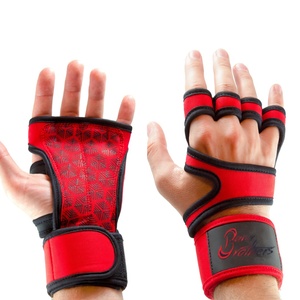Guantes Transpirables para Levantamiento de Pesas con Soporte para Muñeca, Antideslizantes, para Entrenamiento en Gimnasio - Product Image 2