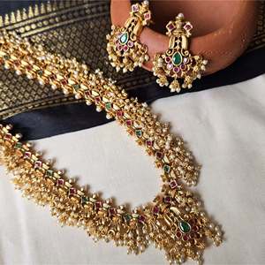 Guttapusalu Pearl Haram-Fashion Jewelry Set - Product Image 4