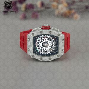 Reloj de Lujo para Hombre Charm_Jewells, Acero Inoxidable, Esfera de 40 mm, Correa de 20 mm, Bisel con Diamantes, Cierre Oculto con Botón, Movimiento Mecánico - Product Image 5