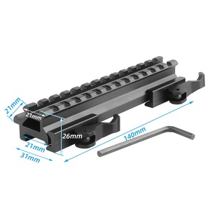 แถบยึดแบบคันโยกคู่ป้องกันการสั่นสะเทือน QC18 182 กรัม ที่ยึดโคมไฟอะลูมิเนียมขึ้นรูปด้วย CNC สำหรับการใช้งานกลางแจ้งเป็นเวลานาน - Product Image 3