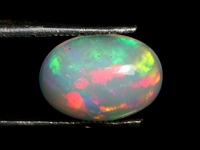 Opale d'Éthiopie cabochon, feu arc-en-ciel, pierre précieuse en vrac pour la fabrication de bijoux