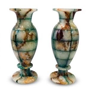 High Quality Modern Multi Shaded Green Onyx <b>Floor</b> <b>Vase</b> Wedding Wholesale Price Customized Design OEM ODM - Product Image 5