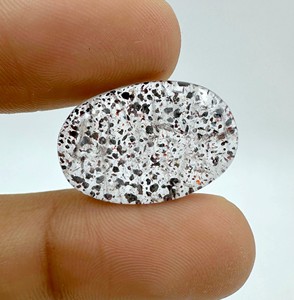 Cabujón de piedra preciosa Super Siete natural de 21.00 quilates, cabujón Super Siete de buena calidad para la fabricación de joyas, tamaño 25X17X6MM - Product Image 2