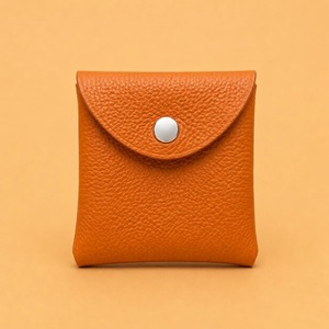 HINDVANTA GLOBAL Luxury Customized Small 6 Inch Organic Leather <b>Card</b> <b>Holder</b> Coin Pouch Button Unisex <b>Wallet</b> 40mm Thick - Product Image 3