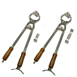 5 Piezas de Pinzas de Castración Burdizzo Veterinarias de 12 Pulgadas, Aprobadas por CE e ISO, de Acero Inoxidable de Alta Calidad, con Logotipo Personalizado y Embalaje - Product Image 1