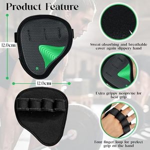 Coussinets de préhension pour haltérophilie, coussinets antidérapants de protection des paumes pour l'entraînement en salle de sport, approvisionnement en gros OEM - Product Image 5