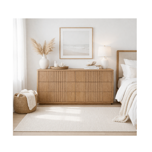 Colección LINEAR RANGE, Muebles de Madera para Dormitorio y Sala de Estar, Cómoda de Madera Duradera y Ecológica con 6 Cajones, Precio de Fábrica - Product Image 1