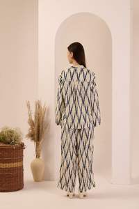 Conjunto de Pijama para Mujer, 100% Algodón, Estampado de Corazones Rosados, Suave, Transpirable, de Secado Rápido, ODM, Informal, para Otoño, Verano y Primavera - Product Image 4