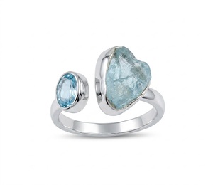 Anillo de Piedra Lunar Arcoíris Blanca Natural al por Mayor, Anillo de Plata de Ley 925 con Gema, Joyería de Diseño Hecha a Mano, Anillo de Piedra de Nacimiento de Junio - Product Image 3
