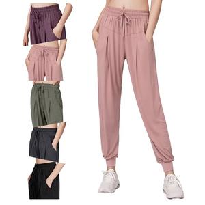 Leggings Deportivos de Cintura Alta Personalizados de Fábrica para Mujer, Pantalones Deportivos para Correr y Hacer Ejercicio con Bolsillos - Product Image 1