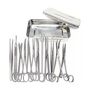 ชุดอุปกรณ์เย็บแผลผ่าตัดเล็กแบบใช้มือทำจากสแตนเลสสตีล 13 ชิ้น รุ่น Ametrine Surgical AS-786 สำหรับการแพทย์และสัตวแพทย์ ได้รับมาตรฐาน CE คลาส I - Product Image 1